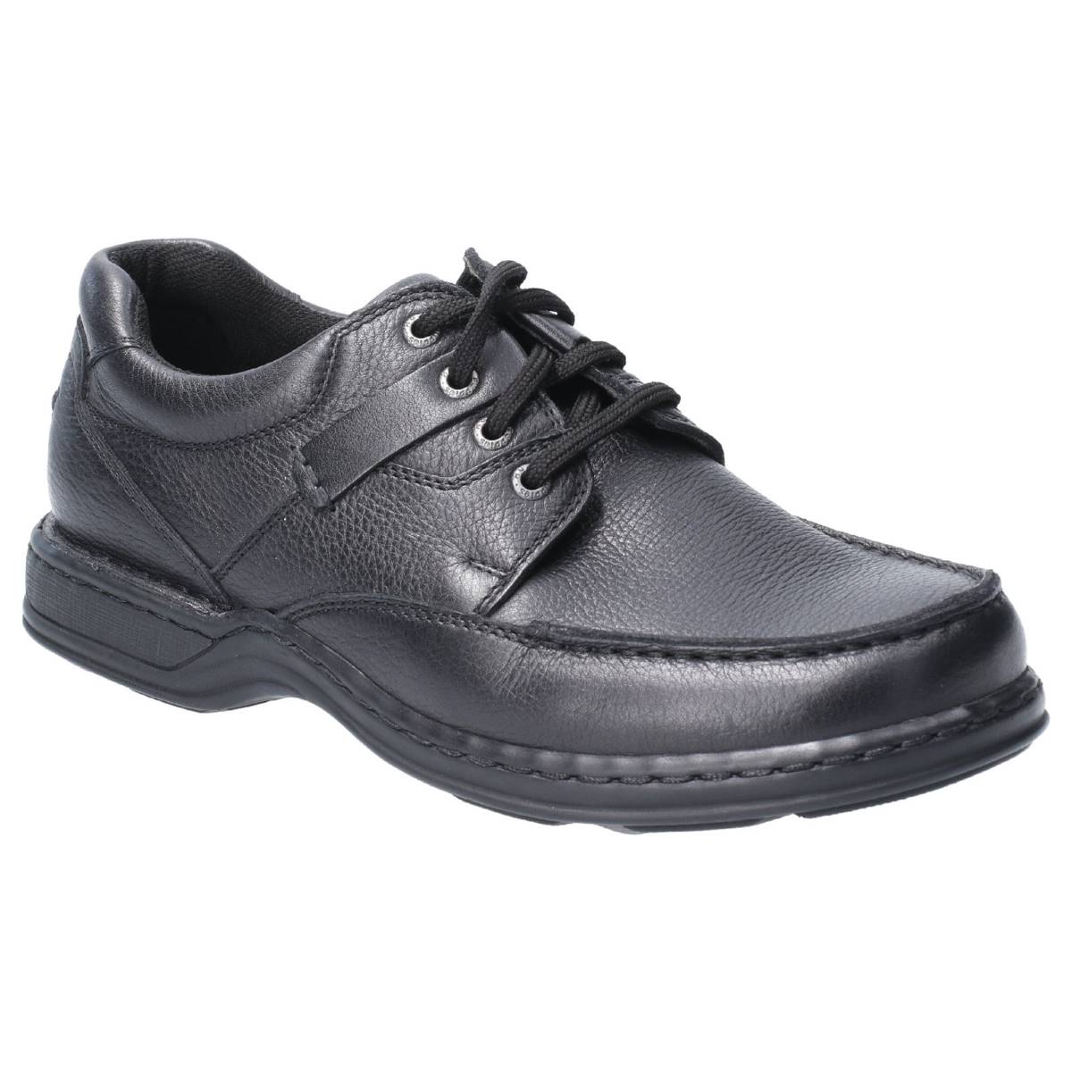 Hush Puppies Randall Ii Black Mens comfort shoes HPM2000-62-1 in a Plain Leather in Size 9